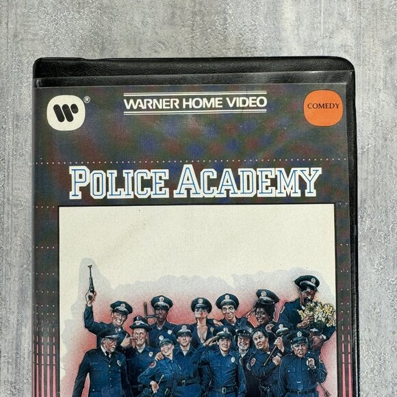 Police Academy VHS Warner Home Video - Black Clamshell Vintage Rare - Picture 2 of 13